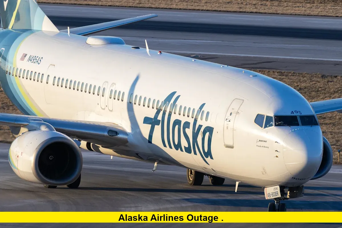 Alaska Airlines outage .
