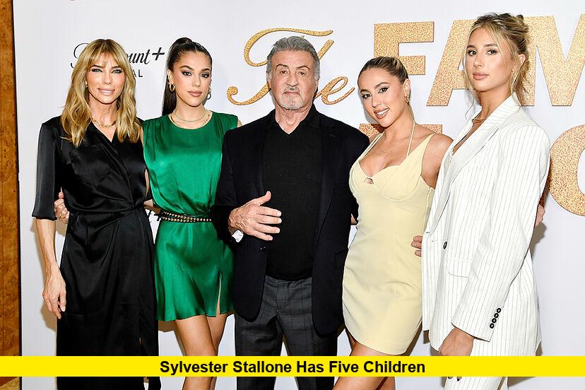 Sylvester Stallone Has Five Children