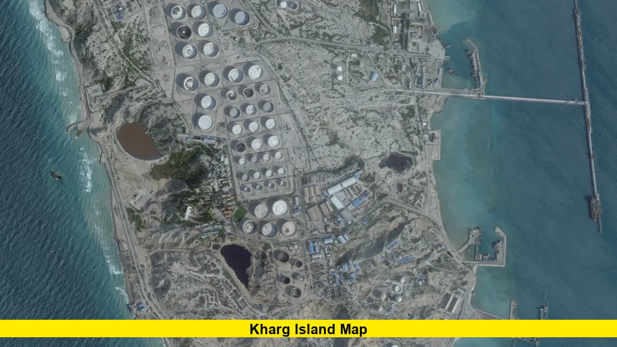 Kharg Island Map