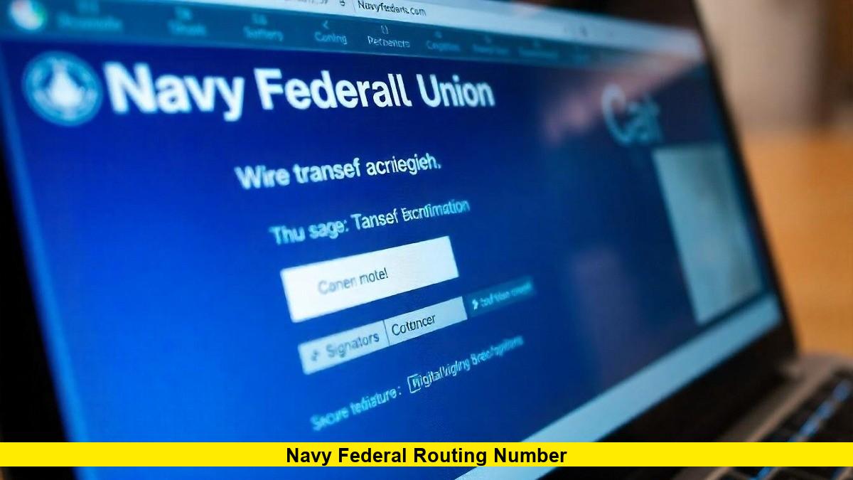 Navy Federal Routing Number