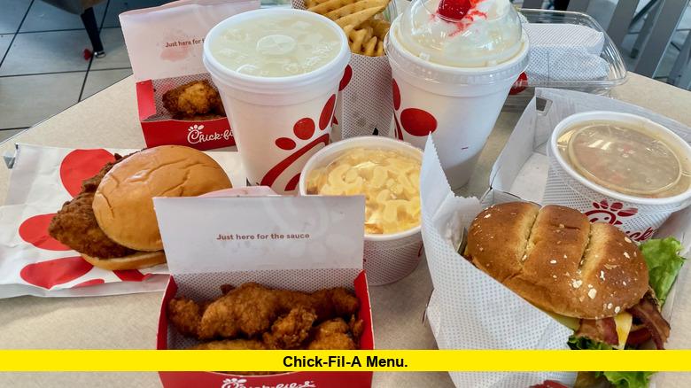 Chick-fil-A Menu